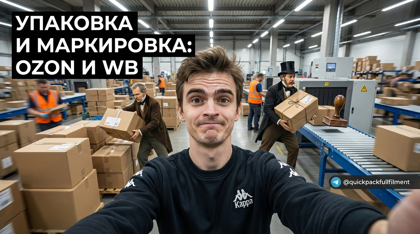 Упаковка и маркировка для Ozon и WB